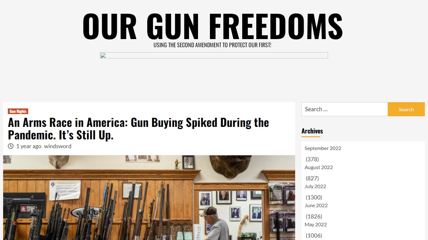 An Arms Race in America: Gun Buying Spiked During the Pandemic. It’s ...